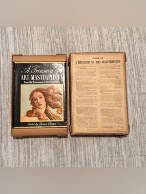 A Treasury of Art Masterpieces - Brown Cover